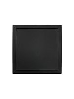 Кнопка звонка СП ZIMA IP20 безвинтов. зажим механизм черн. бархат LEZARD 704-4288-103QC