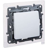 Переключатель 1-кл. Etika 10А IP44 250В безвинтов. зажимы бел. IEK 672207