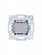 Выключатель 2-кл. 1п СП Vesna 10А IP20 с индикацией механизм бел. LEZARD 742-0288-112