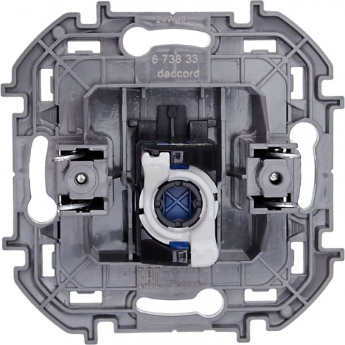 Розетка компьютерная Inspiria RJ45 кат.6 UTP механизм антрацит IEK 673833 фото 4