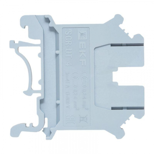 Колодка клеммная винтовая 4 UT сер. EKF scr-ut-4-g фото 7