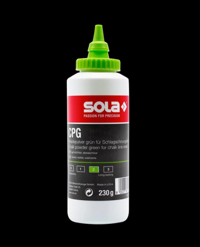 Порошок меловый зел. 230 г CPG 230 SOLA 66153101 фото 2