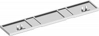Комплект креплений для изолятора ZX 151 ABB ZX158