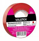 Изолента V02-7R-18х19-20 0.18х19мм (рул.20м) красн. Volsten 9787