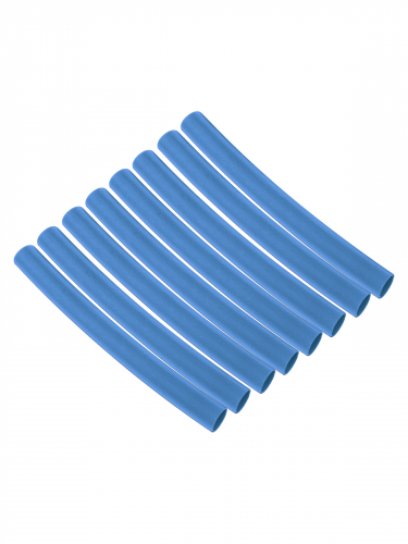 Набор трубок термоусаживаемых, клеевых "Моноцвет, синий 7,9/2,65 TDM" фото 2