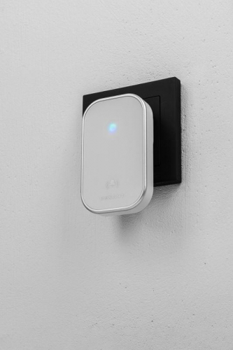 Звонок беспроводной дверной кинетический NoBattCall 38 мелодий 150м IP68 бел. Rexant 73-0003 фото 2