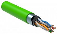 Кабель витая пара F/UTP кат.6 4х2х23AWG solid LSZH зел. (305м) (м) ITK LC1-C604-322