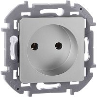 Розетка 1-м СП Inspiria 16А IP20 250В 2P механизм алюм. IEK 673712