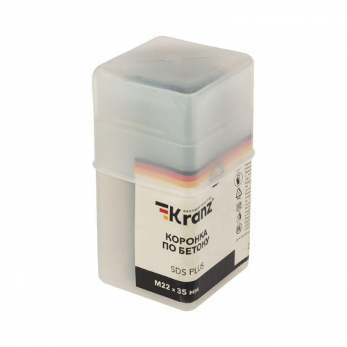 Коронка по бетону М22х35мм Kranz KR-91-0417 фото 2