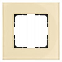 Рамка 1-м G-Glass стекло шампань Champagne Gold Jasmart G1001GG