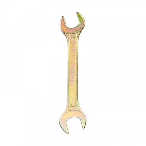 Ключ рожковый 17х19мм желт. цинк Rexant 12-5830-2 фото 2