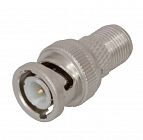 Разъем штекер BNC-гнездо F (уп.50шт.) Rexant 05-3201