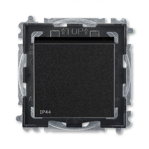 Переключатель 1-кл. Levit IP44 антрацит/дым. черн. ABB 2CHH596940A4063