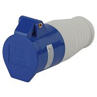 Розетка переносная 213 2Р+РЕ 16А 220В IP44 R-16-2P-PE-IP44 ЭРА Б0032861