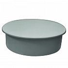 Коробка монтажная У192 d102х30мм крышка IP20 сер. Урал Пак КМ-500070192-048