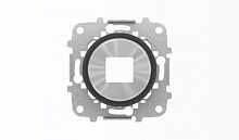 Накладка для механизмов зарядного устройства USB арт.8185 SKY Moon кольцо черн. стекло ABB 2CLA868500A1501