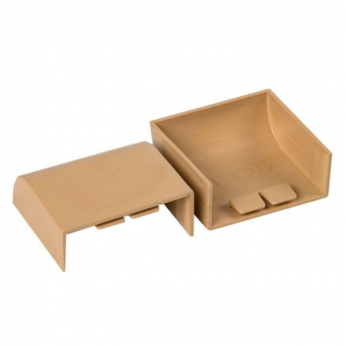 Заглушка 40х16 под свет. дерево Plast PROxima (уп.4шт) EKF ecl-40-16x4 фото 5