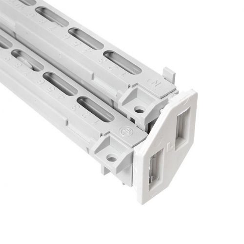 Держатель двойной для установки шин N/PE (без шин) EKF nv-bh-2 фото 8