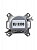 Розетка TV-R-SAT Levit единственная сер. ABB 2CHH083303A6016