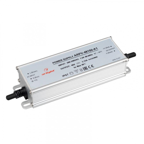 Блок питания ARPV-48150-A1 150Вт 48В 3.13А IP67 метал. Arlight 034689