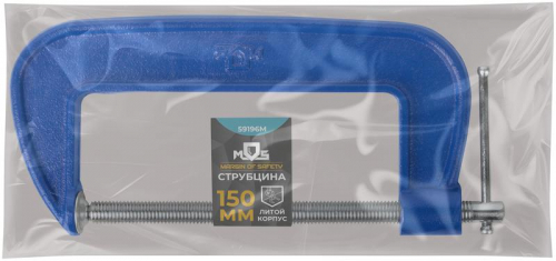 Струбцина тип "G" 150мм (6дюйм) MOS 59196М фото 3