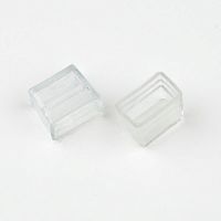 Зажим изолирующий UCW-N01 CLEAR 025 POLYBAG для светодиодных лент ULS-N01 NEON 12В 6х12мм (заглушка) прозр. (уп.25шт) Uniel UL-00009274