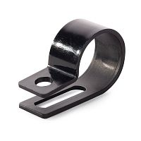 Скоба СНК 20 пластик. черн. (уп.100шт) Fortisflex 103933