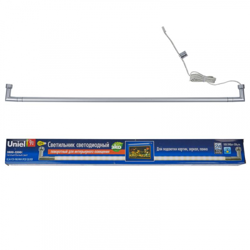 Светильник светодиодный ULM-F31-9W/WW SILVER IP20 картон Uniel 08001 фото 9