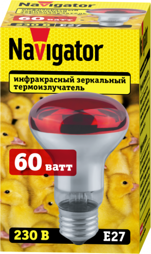 Термоизлучатель 93 973 NI-R63-60-230-E27-ИКЗК Navigator 93973 фото 2
