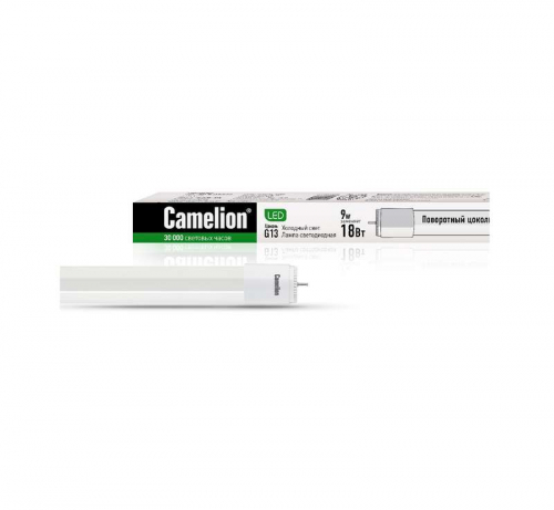 Лампа светодиодная LED9-T8-60/845/G13 9Вт 220В 25-pack Camelion 13257