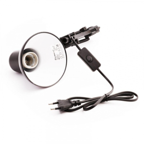 Светильник настольный UF-312P С02 230В 60Вт струбцина черн. Ultraflash 12895 фото 4