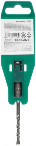 Бур по бетону SDS PLUS с двойн. резьбой 5х110мм FIT 32902 фото 4