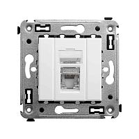Розетка компьютерная 1-м СП Avanti "Белое облако" RJ45 кат.6 экранир. DKC 4400393