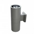 Светильник светодиодный архитектурный PWL-300110/30D 2х9Вт 3000К GR IP65 фасадный исполнение двухсторон. сер. Pro JazzWay 5033146B