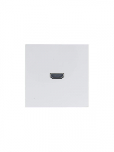 Розетка HDMI 1-м СП ZIMA IP20 механизм бел. LEZARD 704-0288-203