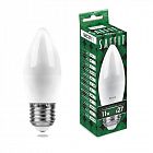Лампа светодиодная SBC3711 11Вт C37 свеча 4000К E27 230В SAFFIT 55135
