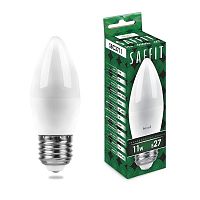 Лампа светодиодная SBC3711 11Вт C37 свеча 4000К E27 230В SAFFIT 55135
