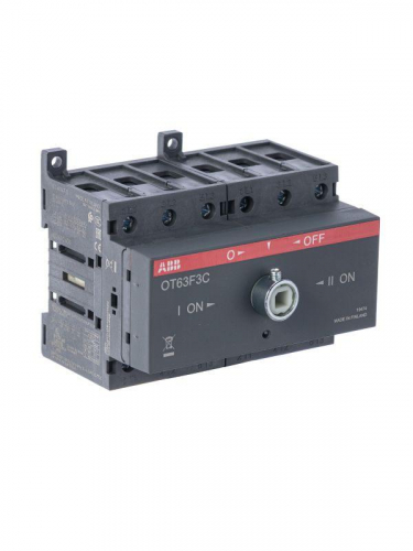 Рубильник реверсивный OT63F3C 63А (45А AC23) ABB 1SCA105338R1001 фото 4