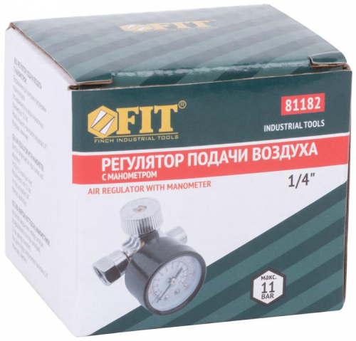 Регулятор подачиВоздуха сманометром FIT 81182 фото 3