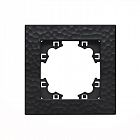 Рамка 1-м Афина фактурная графит Universal A10053-Gr