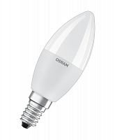 Лампа светодиодная LED Star B 4.9Вт матовая 2700К тепл. бел. E14 470лм 220-240В угол пучка 200град. диммир. (замена 40Вт) OSRAM 4058075610149