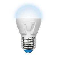 Лампа светодиодная LED-G45 7W/NW/E27 /FR PLP01WH Яркая 7Вт шар матовая 4000К нейтр. бел. E27 (упак. картон) Uniel UL-00002418