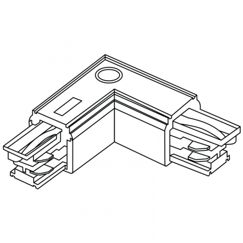Коннектор TF L-shaped external black СТ 4909001070