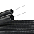 Труба гофрированная ПА d29мм ПВ-2 Dвн.28.3мм Dнар.34.5мм с протяж. черн. (уп.25м) DKC PA612935F2