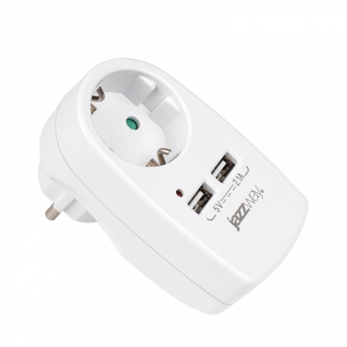 Адаптер AD-1GU USB заземл. JazzWay 5051744 фото 3