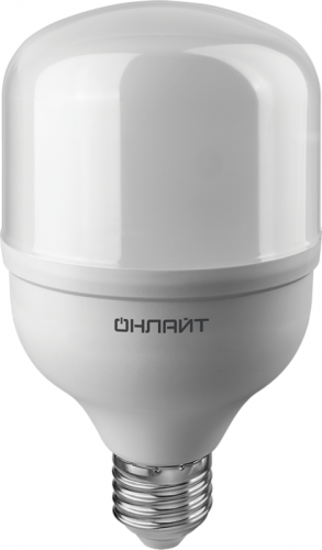 Лампа светодиодная высокомощная 82 900 OLL-T80-30-230-840-E27 30Вт 4000К нейтр. бел. E27 2400лм 176-264В ОНЛАЙТ 82900