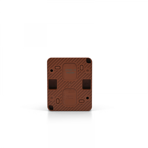 Выключатель кнопочный 1-кл. ОП AtlasDesign PROFI IP54 10AX терракот. SE ATN547015 фото 2
