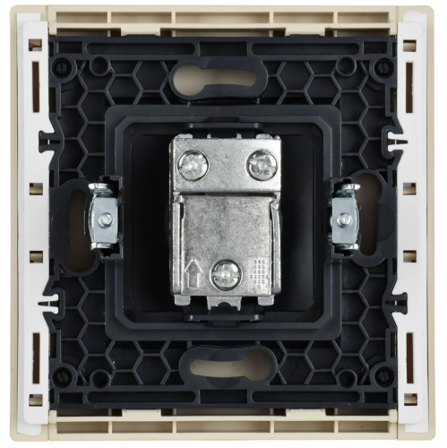 Розетка TV проходная FORTE&PIANO FP429 ваниль IEK FP-A10-P-K10 фото 3