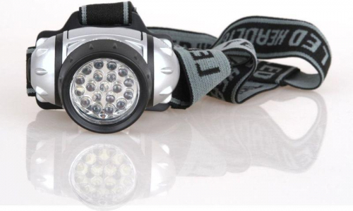 Фонарь налобный LED 5353 19LED 4 режима 3хR03 металлик Ultraflash 10262 фото 3