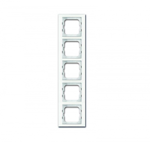 Рамка 5-м Axcent стекло бел. ABB 2CKA001754A4441